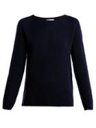 Matchesfashion.com S Max Mara - Relaxed Fit Cashmere Sweater - Womens - Navy