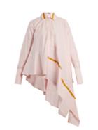 Palmer/harding Spicy Deconstructed Asymmetric Cotton Shirt