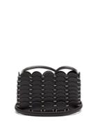 Paco Rabanne - Pacaoio Leather-chainmail Crossbody Bag - Womens - Black