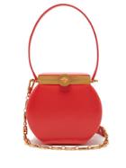 Matchesfashion.com Versace - Medusa Clasp Leather Shoulder Bag - Womens - Red