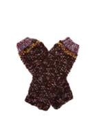 Matchesfashion.com Etro - Fingerless Wool Gloves - Womens - Brown Multi