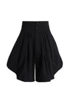 Chloé High-waist Cotton-blend Shorts