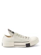 Rick Owens Drkshdw X Converse - X Converse Drkstar Chuck 70 Canvas Trainers - Womens - White