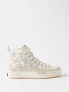 Amiri - Stars Court Cotton-canvas High-top Trainers - Mens - White