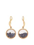 Matchesfashion.com Aurlie Bidermann Fine Jewellery - Chivor Sapphire & 18kt Gold Earrings - Womens - Blue