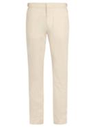 Matchesfashion.com Orlebar Brown - Campbell Cotton Blend Trousers - Mens - Cream