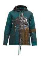 Matchesfashion.com Undercover - Throne Of Blood-print Padded Hooded Jacket - Mens - Green
