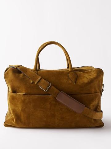 Mtier - Closer Suede Holdall - Mens - Brown