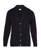 Matchesfashion.com Arj - Formentera Wool Blend Cardigan - Mens - Navy