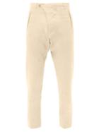 Matchesfashion.com Arj - The Teo Linen Blend Slim Leg Trousers - Mens - Cream