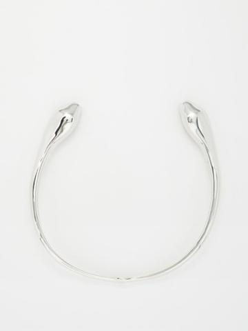 Annika Inez - Serpent Sterling-silver Choker - Womens - Silver