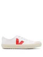 Matchesfashion.com Veja - Nova White And Red Canvas Trainers - Womens - Red White