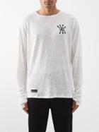 District Vision - X Sukha Sri Chinmoy Hemp-jersey Top - Mens - White