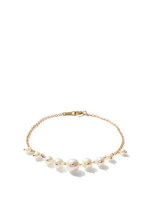 Matchesfashion.com Mizuki - Pearl & 14kt Gold Bracelet - Womens - Pearl