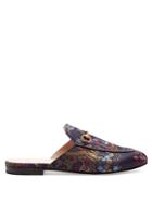 Gucci Princetown Donald Duck&copy;-jacquard Backless Loafers
