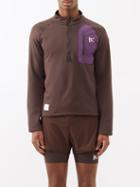 District Vision - Luca Recycled Fibre-blend Jersey Sweatshirt - Mens - Brown Multi