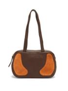 Matchesfashion.com Gabriel For Sach - Decerio Xs Leather And Suede Shoulder Bag - Womens - Brown Multi