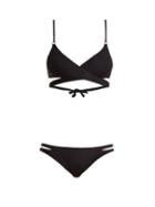 Matchesfashion.com Melissa Odabash - Indonesia Wrap Bikini - Womens - Black