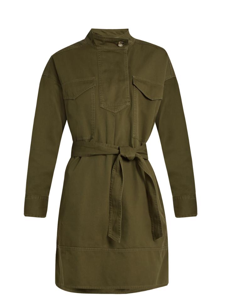 Isabel Marant Étoile Omeo Cotton-gabardine Tunic Dress