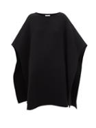 The Row - Bruun Double-faced Virgin Wool-blend Cape - Womens - Black