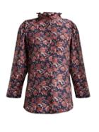 Matchesfashion.com Apiece Apart - Marijn Floral Print Silk Blouse - Womens - Multi