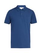 Matchesfashion.com Sunspel - Riviera Cotton Piqu Polo Shirt - Mens - Blue