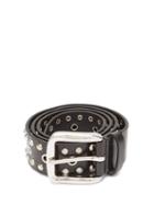Matchesfashion.com Isabel Marant - Rica Studded Leather Belt - Womens - Black