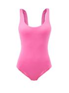 Matchesfashion.com Melissa Odabash - Croatia Scoop-neck Swimsuit - Womens - Pink
