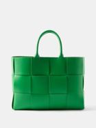 Bottega Veneta - Arco Intrecciato-leather Tote - Mens - Green
