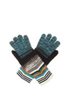 Missoni - Striped Wool-blend Gloves - Womens - Multi