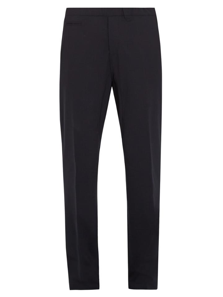 Boglioli Mid-rise Straight-leg Stretch-wool Trousers