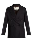 Acne Studios Jara Double-breasted Pinstriped Wool Jacket