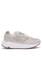 Matchesfashion.com Hi-tec Hts74 - Silver Shadow Rgs Suede And Mesh Trainers - Mens - Silver