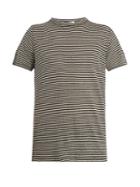 Isabel Marant Leon Striped Linen-jersey T-shirt