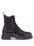 Matchesfashion.com Aquazzura - Drive Quilted Suede And Leather Chelsea Boots - Womens - Black