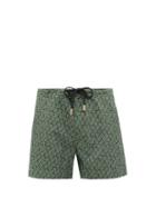 Orlebar Brown - Setter X Orion-print Swim Shorts - Mens - Black Green