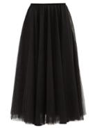 Raey - Tutu Tulle Midi Skirt - Womens - Black
