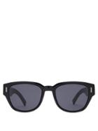 Matchesfashion.com Dior Homme Sunglasses - Fraction 3 D Frame Acetate Sunglasses - Mens - Black