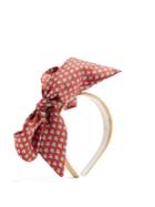 Benoît Missolin Eulali Silk And Raffia-straw Headband