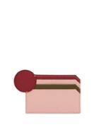 Matchesfashion.com Roksanda - Dot Tri Colour Leather Cardholder - Womens - Pink Multi