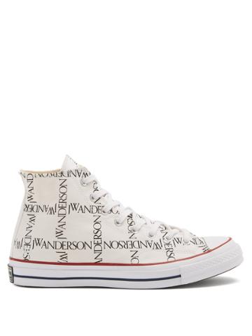 Converse X Jw Anderson X Jw Anderson Logo-print High-top Trainers