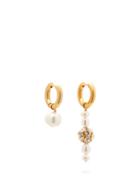 Matchesfashion.com Timeless Pearly - Mismatched Pearl & Crystal Gold-plated Earrings - Womens - Pearl