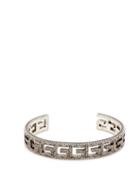 Mens Jewellery Gucci - Square G Sterling Silver Cuff Bracelet - Mens - Silver