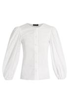 Anna October Broderie-anglaise Cotton Blouse
