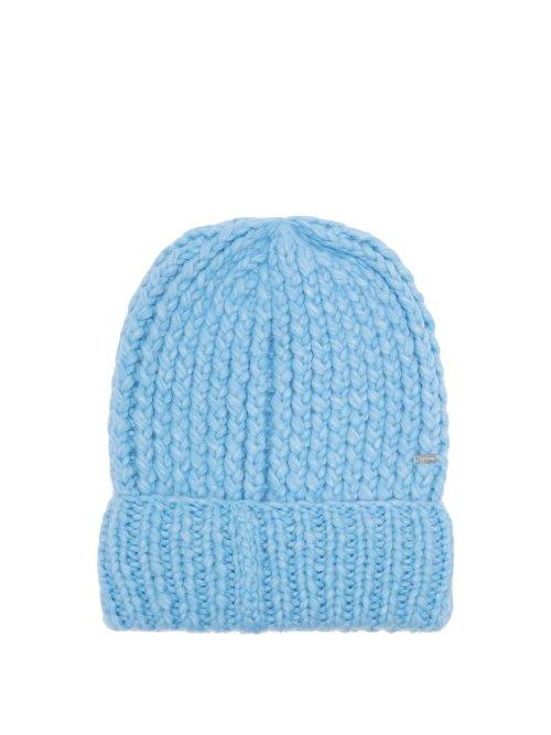 Matchesfashion.com Missoni - Ribbed Knit Alpaca Blend Beanie Hat - Womens - Blue