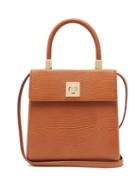 Matchesfashion.com Sparrows Weave - The Classic Lizard-embossed Leather Top-handle Bag - Womens - Tan
