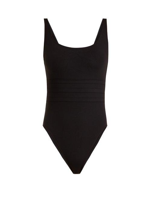 Matchesfashion.com Eres - Asia Scoop Neck Swimsuit - Womens - Black