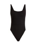 Matchesfashion.com Eres - Asia Scoop Neck Swimsuit - Womens - Black