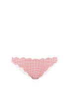 Matchesfashion.com Marysia - Antibes Checked Bikini Briefs - Womens - Pink