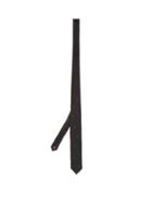 Matchesfashion.com Title Of Work - Bead Embellished Silk Mesh Tie - Mens - Black